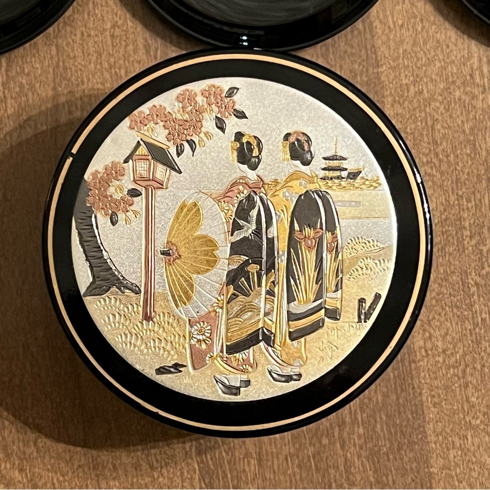 Vintage Japanese Coaster Set